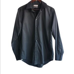 Calvin Klein Non Iron Slim Fit Grey Button Down Shirt